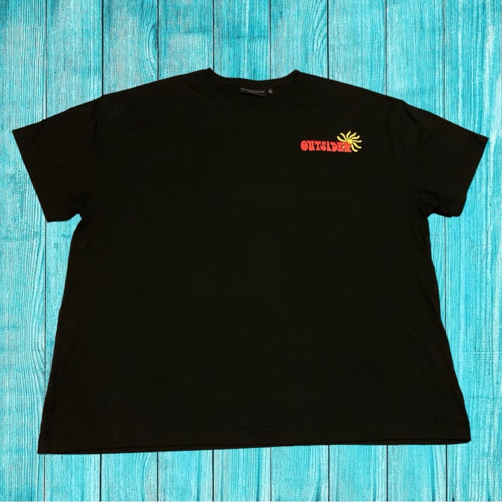 Keith Haring Style Art Shirt The Outsiders Mountain 90’s Loner Hippie Y2K